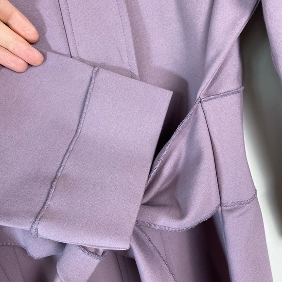 Luii Anthropologie Belted Full Zip Jacket Womens Size Medium High Neck - Picture 4 of 12